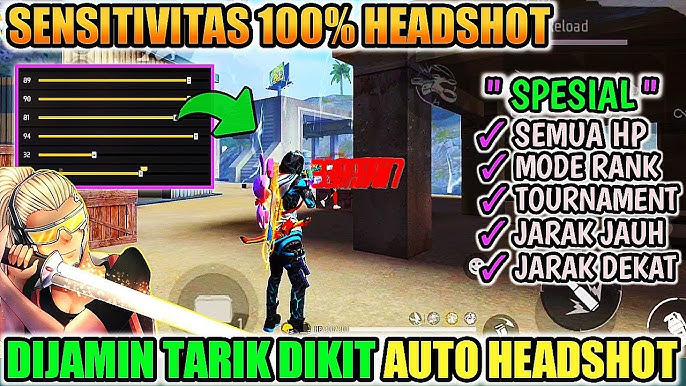 Sensitivitas FF Auto Headshot 2025 Terbaru Untuk Semua HP