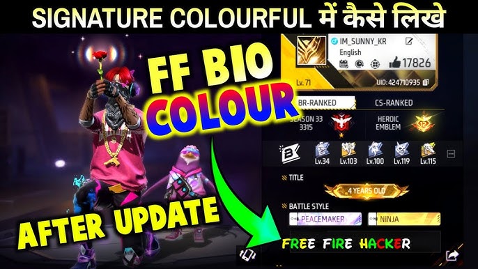 ff bio colour code