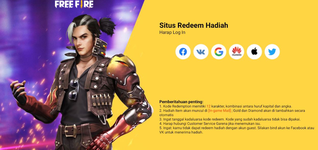 Kode Redeem FF Hari Ini 2026: Daftar Terbaru Free Fire yang Masih Aktif